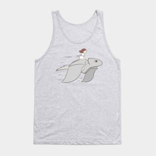 IU Eight riding dragon Tank Top